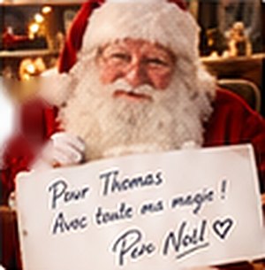 Photo dédicacée « Pour Thomas, avec toute ma magie ! »