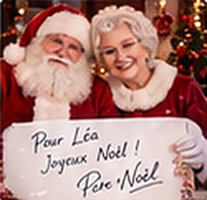Photo dédicacée « Pour Léa, Joyeux Noël ! »