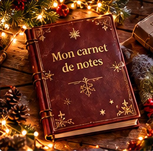Le carnet de notes du Père Noël