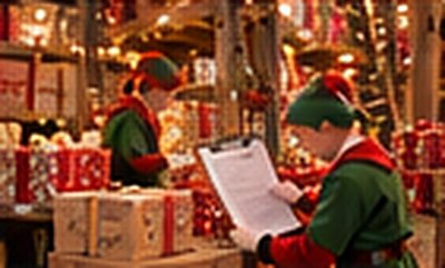 Un lutin vérifie sa liste d’inventaire