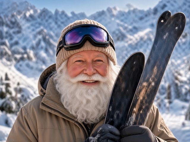 Le Père Noël en février
