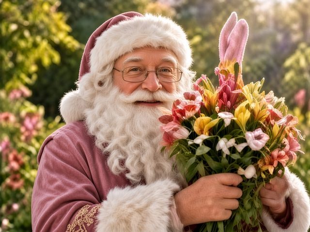 Le Père Noël en mars
