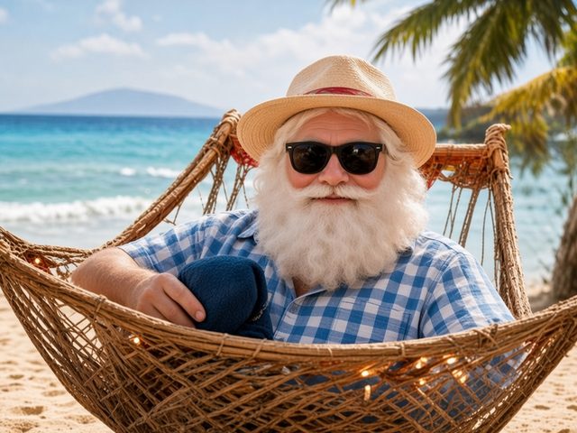 Le Père Noël en août
