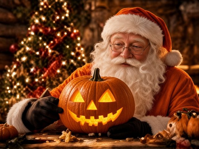Le Père Noël en octobre
