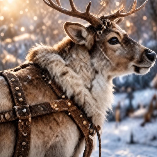 Harnais renforcé doublé de fourrure pour le Grand Nord
