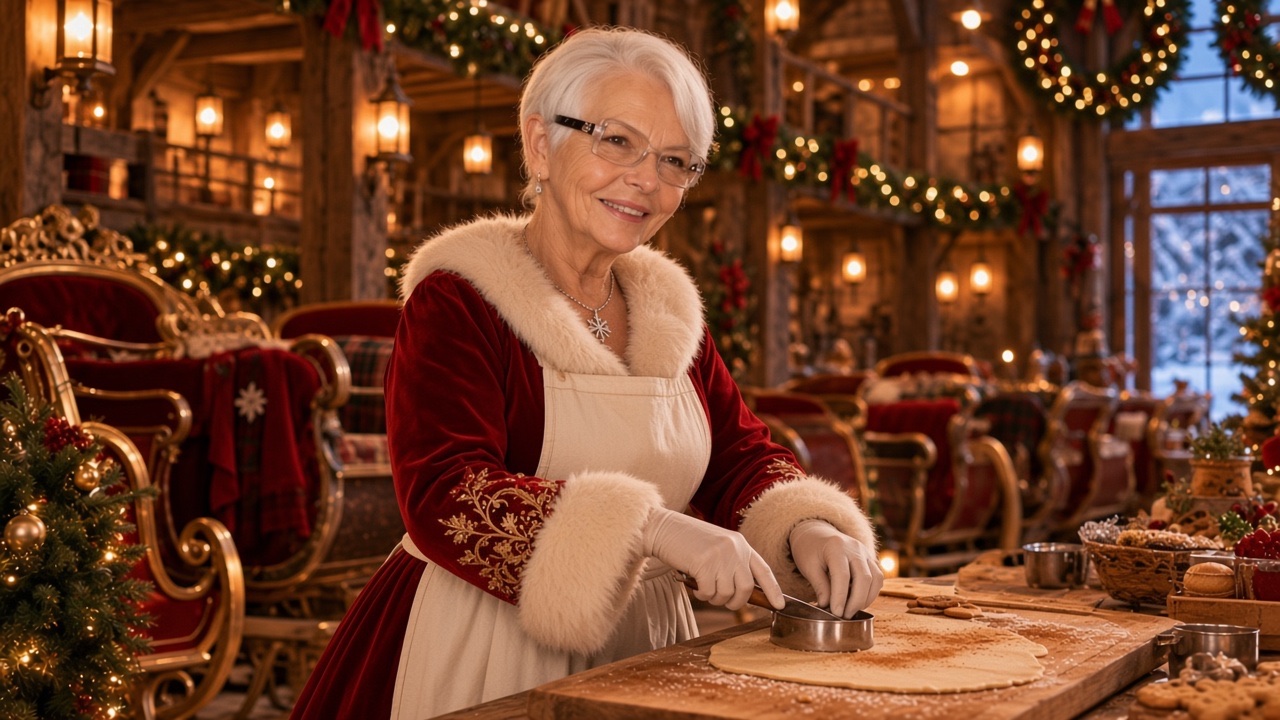 Bredele à la cannelle, préparé par la Mère Noël