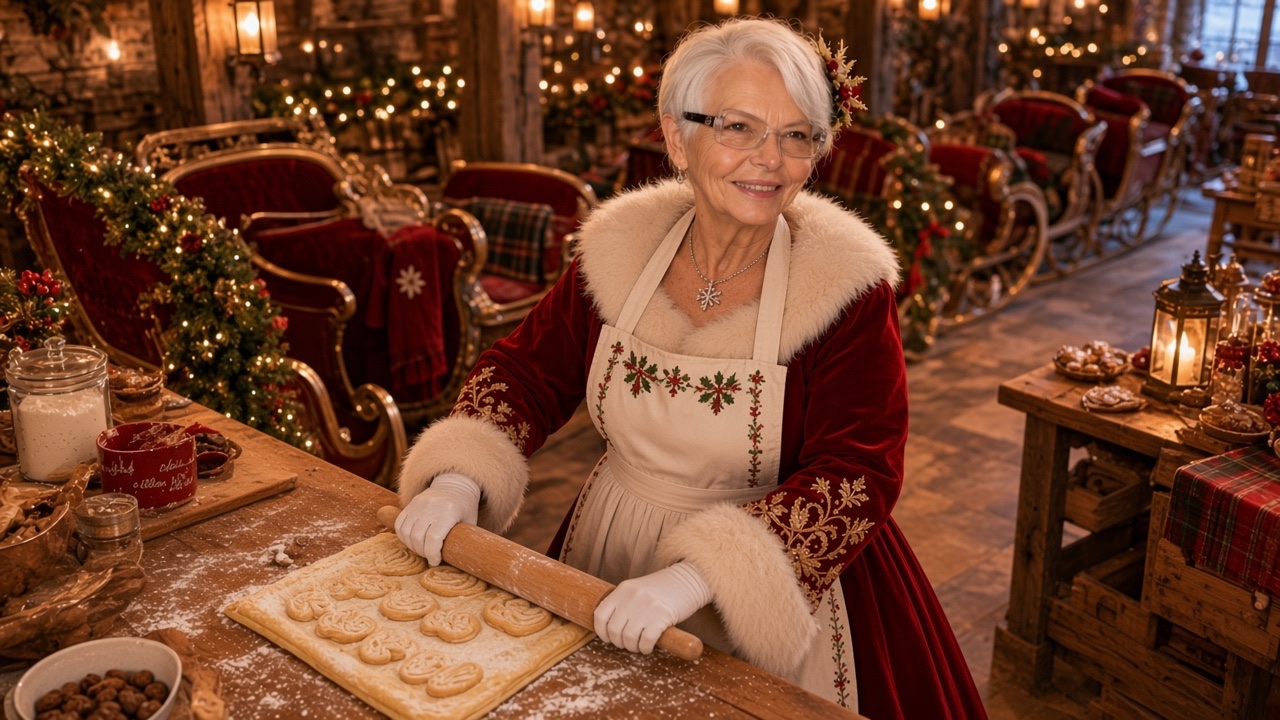 Palmiers au sucre, préparé par la Mère Noël