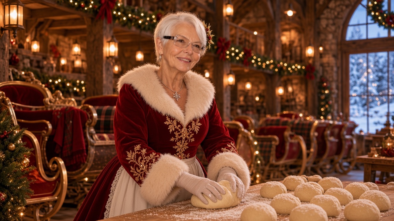 Craquelins au sucre, préparé par la Mère Noël