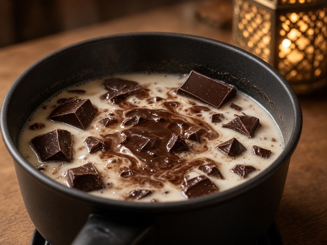 Fondre, Chocolat chaud onctueux
