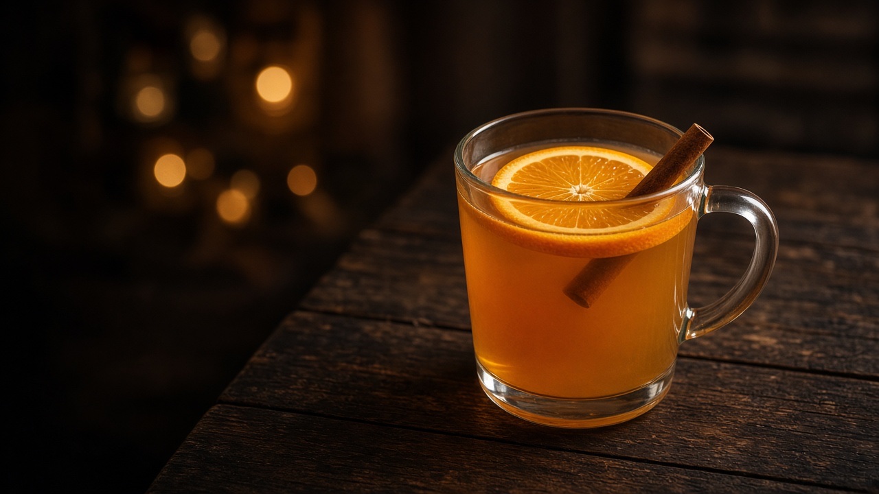 Jus de pomme épicé