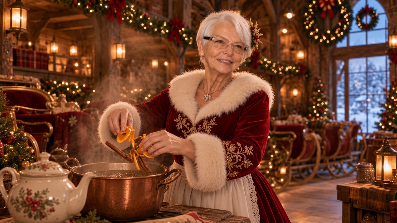 Infusion orange-cannelle, préparé par la Mère Noël