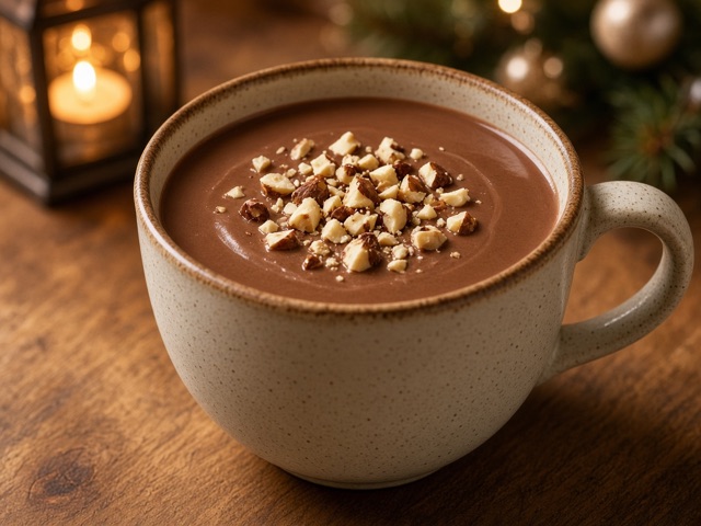 Servir, Chocolat chaud noisette