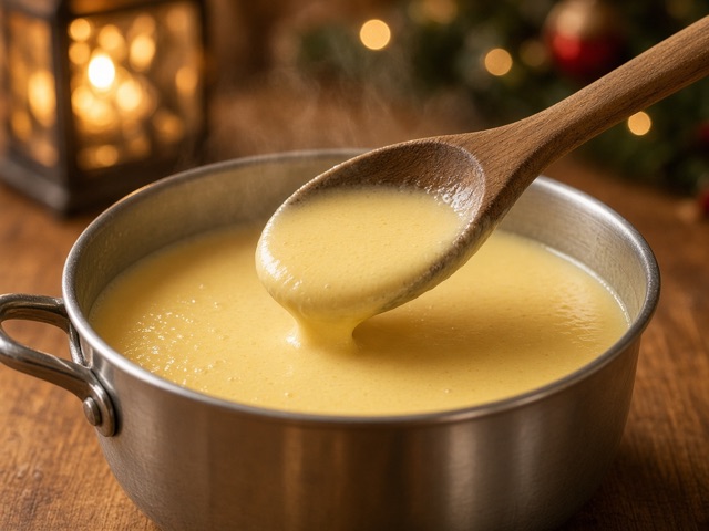 Épaissir, Lait de poule de la Mère Noël