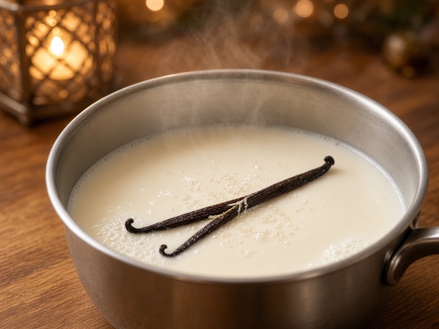 Chauffer, Mousse de lait à la cannelle
