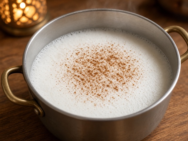 Cannelle, Mousse de lait à la cannelle