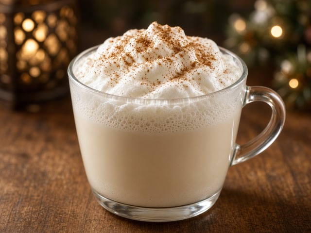 Servir, Mousse de lait à la cannelle