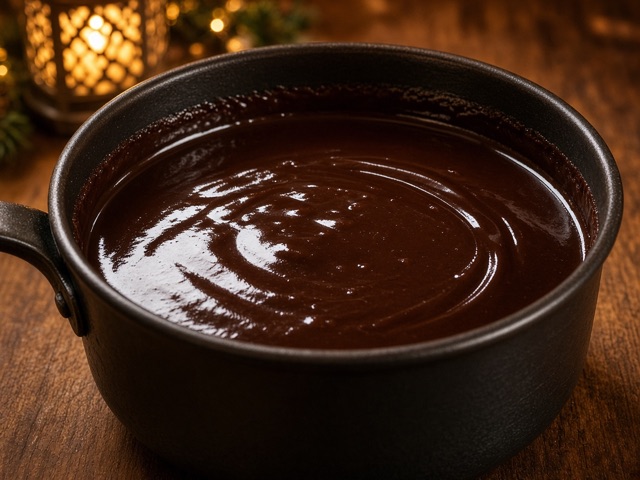 Ganache, Bûche au chocolat