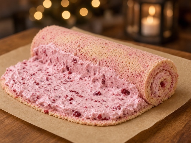 Rouler, Bûche aux fruits rouges