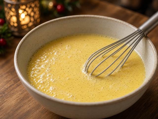 Mélanger, Crème brûlée à la vanille