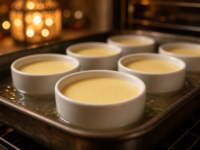 Cuire, Crème brûlée à la vanille