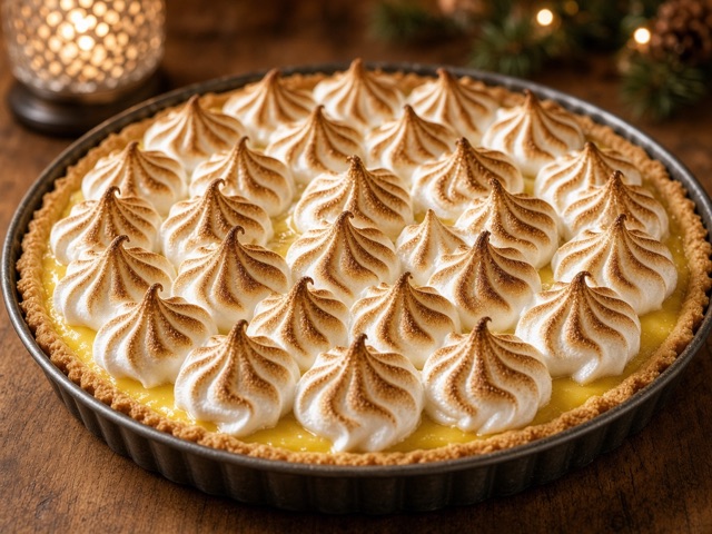 Meringue, Tarte au citron meringuée