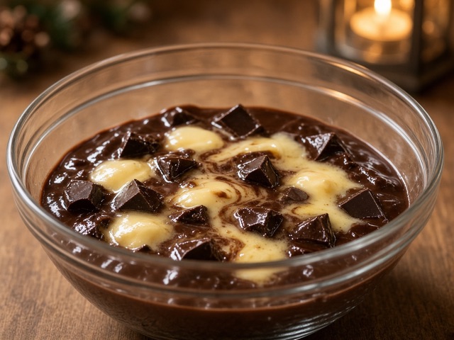 Fondre, Soufflé au chocolat