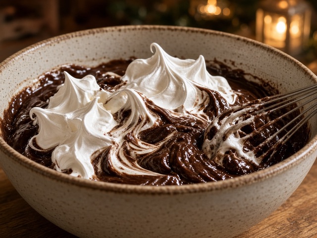 Blancs, Soufflé au chocolat