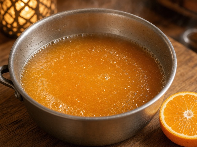 Sirop, Roulé à l'orange et à la clémentine