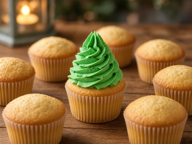 Décor, Cupcakes sapin