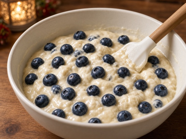 Fruits, Muffins aux myrtilles