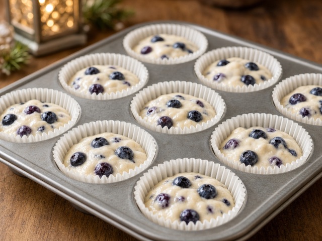 Répartir, Muffins aux myrtilles