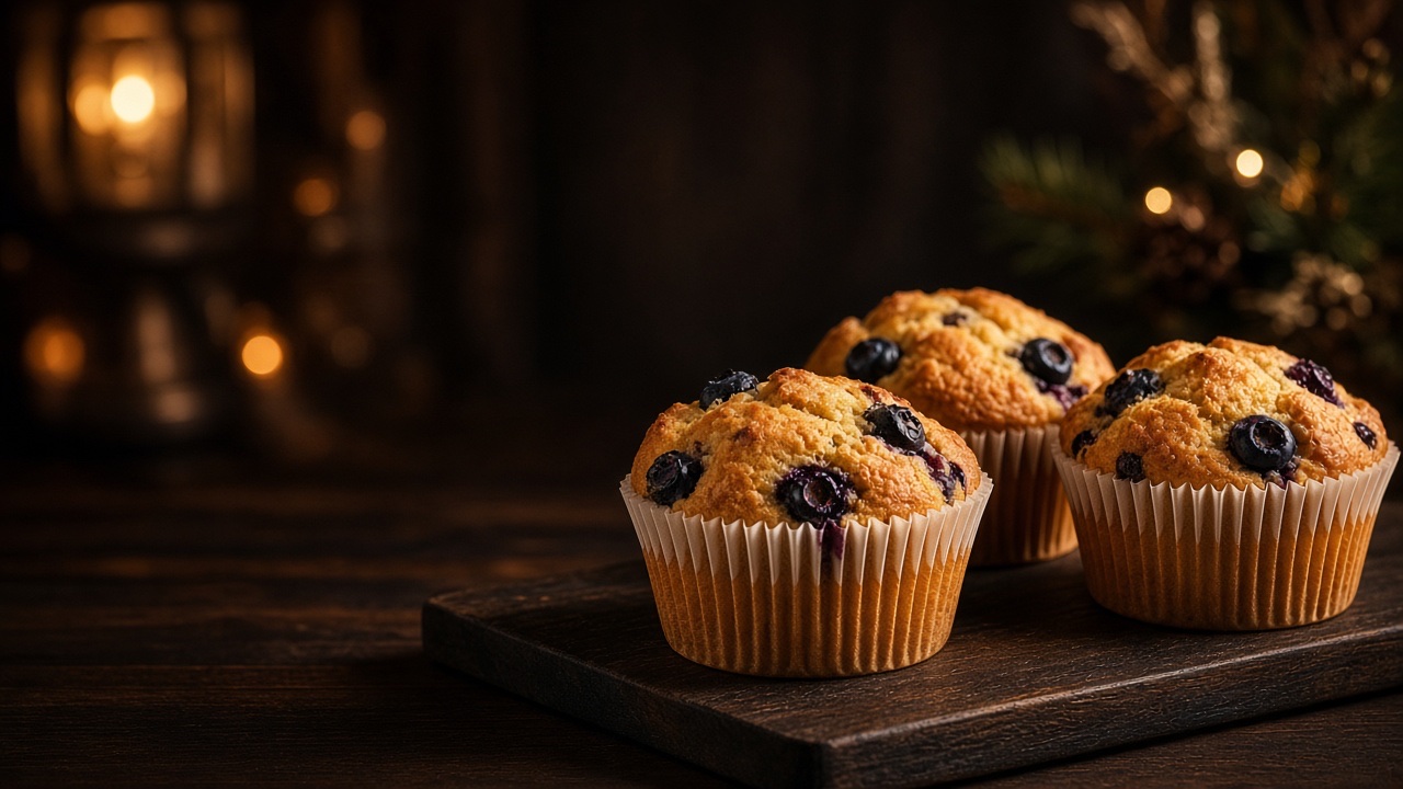 Muffins aux myrtilles