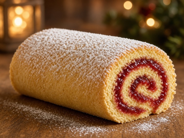 Froid, Gâteau roulé à la confiture