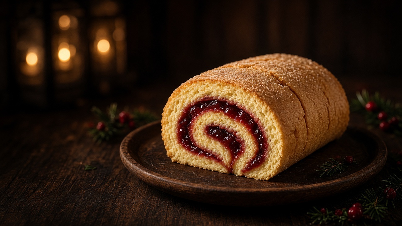 Gâteau roulé à la confiture