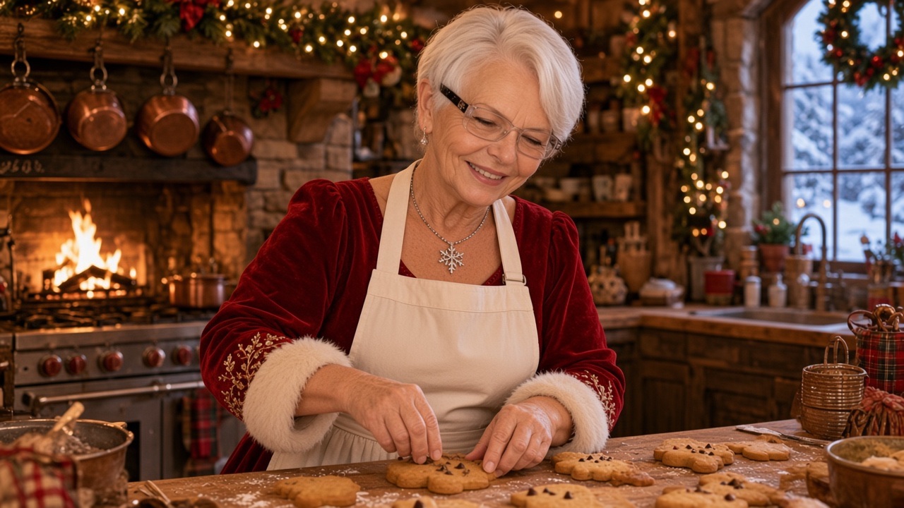 Biscuits oursons, préparé par la Mère Noël