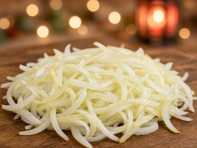Émincer, Soupe à l'oignon gratinée