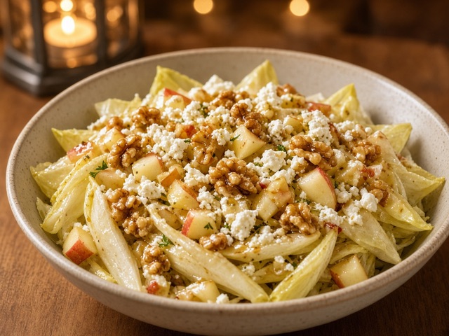 Servir, Salade d'endives aux noix