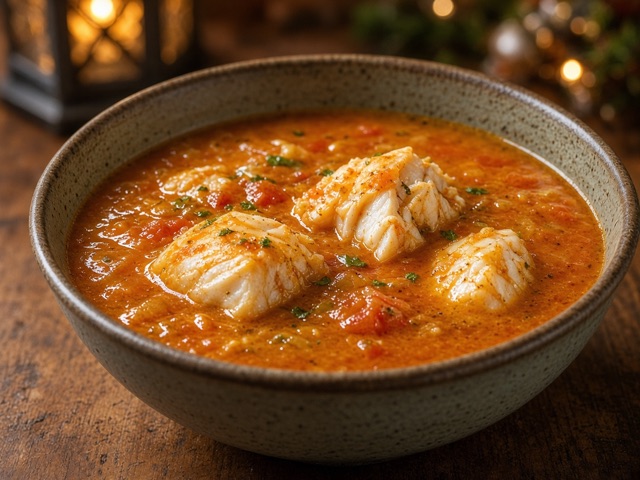 Servir, Soupe de poisson du village