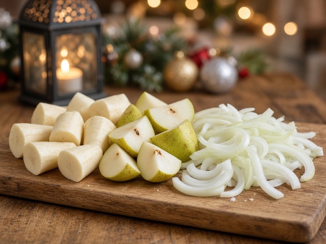 Éplucher, Velouté de panais à la poire
