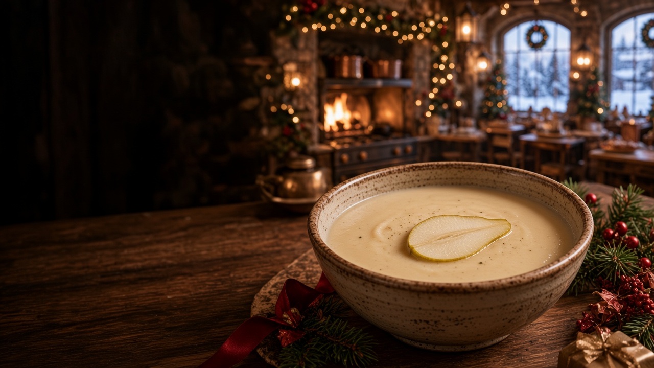 Velouté de panais à la poire