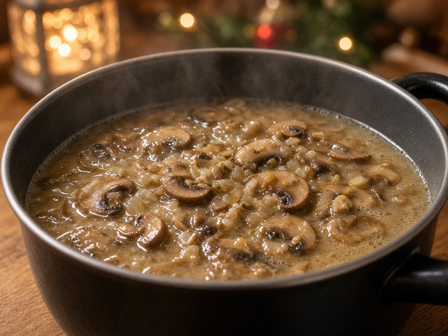 Cuire, Cappuccino de champignons