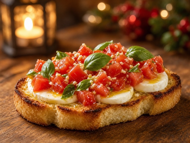 Finir, Bruschetta de Noël