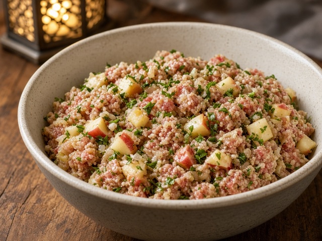 Farce, Chapon farci aux herbes