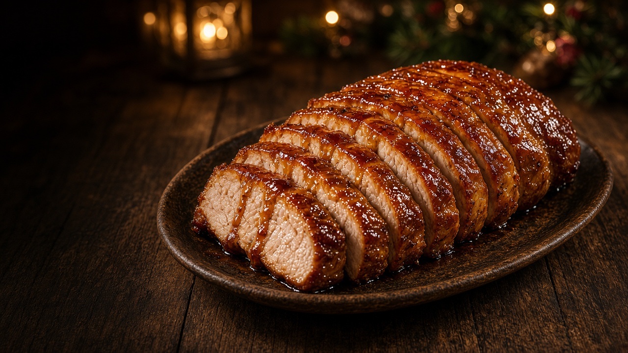 Rôti de porc au miel