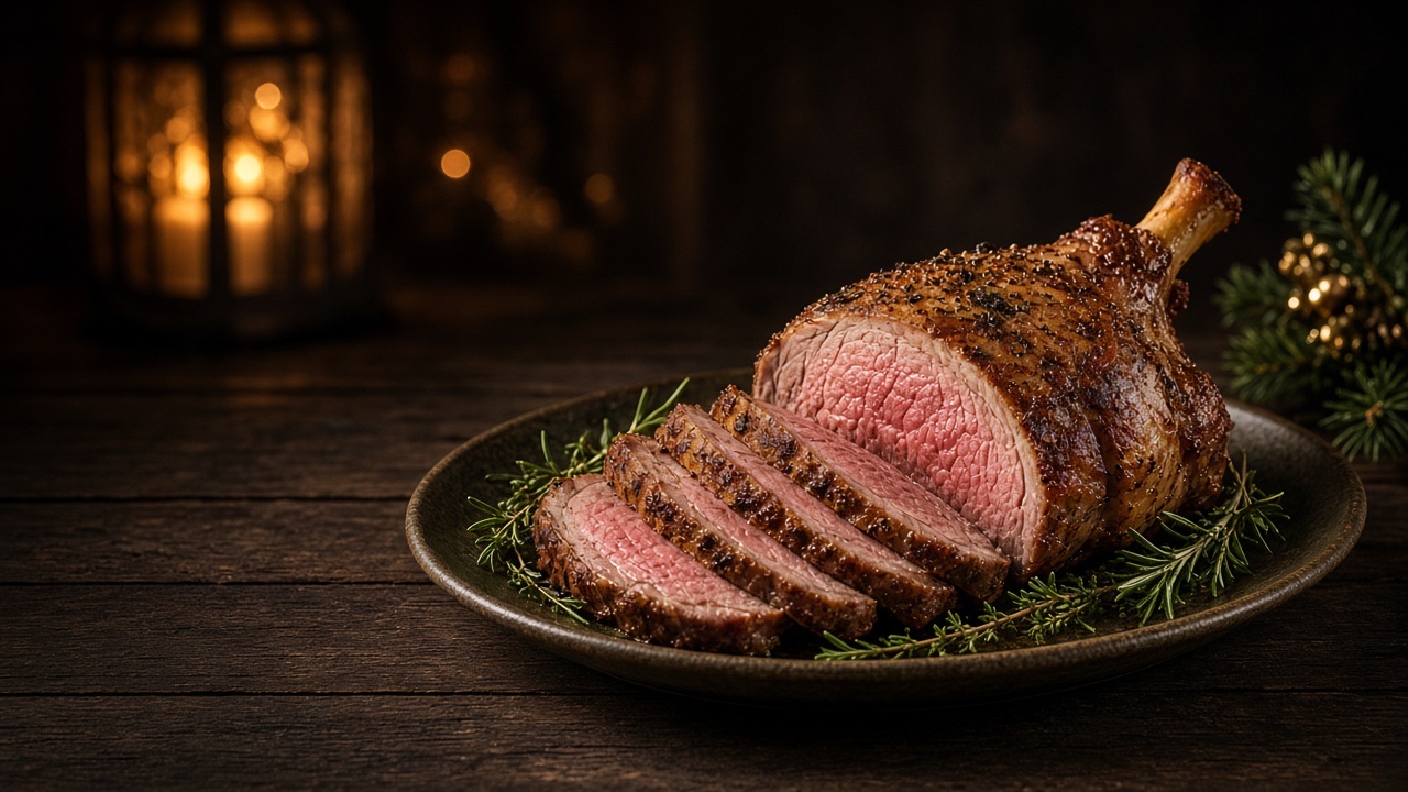 Gigot aux épices douces