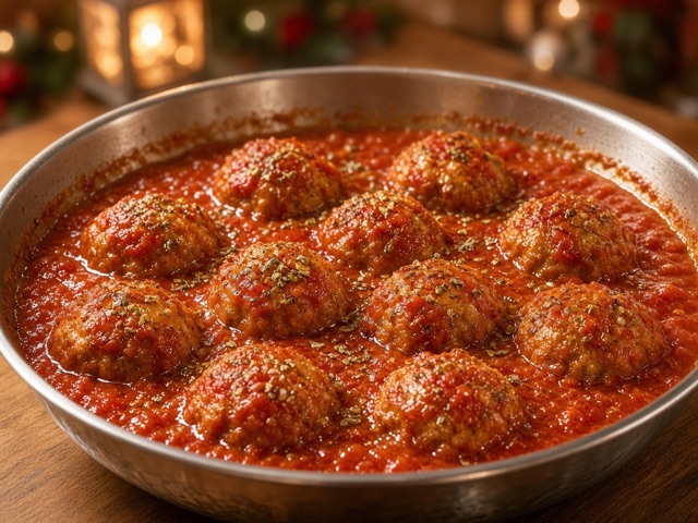 Mijoter, Boulettes sauce tomate