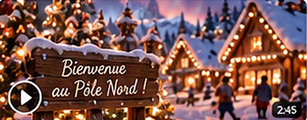Le village enneigé du Père Noël : Bienvenue au Pôle Nord !