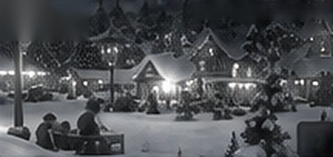 Les maisons du village des lutins